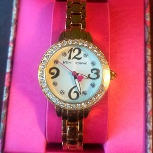 Betsey Johnson Gold Watch